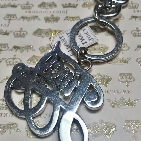 Juicy Couture vintage keychain key fob purse charm - Picture 5 of 5